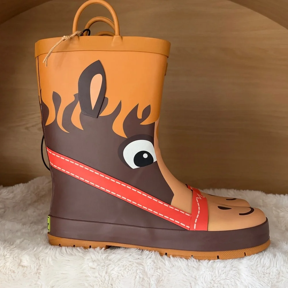 NWT•Western Chief Hayden Horse Kids’ Waterproof Rain Boots | Size 3